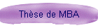 Thse de MBA